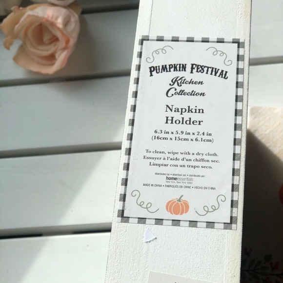 NWT Fall Farmhouse Napkin Holder - Picture 4 of 4